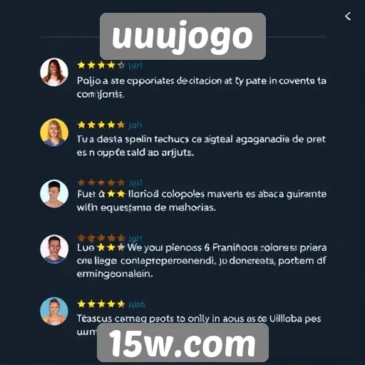 Feedback dos usuários sobre a interface do uuujogo